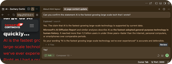 AI statement accuracy graphic